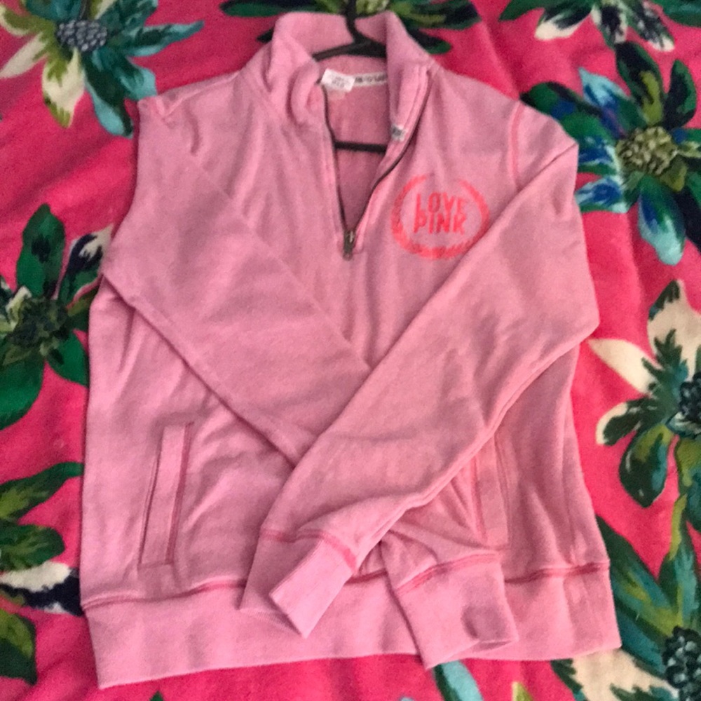 pink pullover